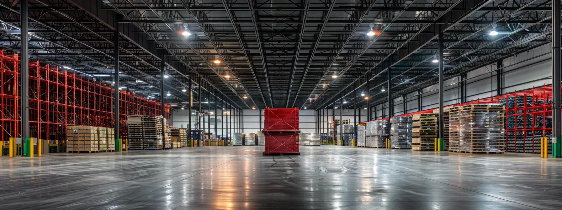 a dynamic warehouse scene in lakeland, fl, showcases a fleet of expertly organized pallets awaiting swift shipment, illuminated by bright overhead lighting and enveloped in the hustle of logistics operations. a dynamic warehouse scene in lakeland, fl, showcases a fleet of expertly organized pallets awaiting swift shipment, illuminated by bright overhead lighting and enveloped in the hustle of logistics operations.