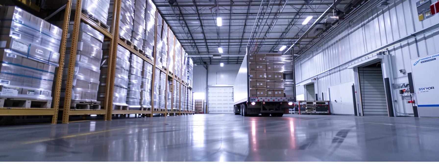 a modern warehouse interior showcases a seamless flow of custom pallets being efficiently loaded onto a sleek delivery truck, highlighting the streamlined logistics and enhanced supply chain efficiency. a modern warehouse interior showcases a seamless flow of custom pallets being efficiently loaded onto a sleek delivery truck, highlighting the streamlined logistics and enhanced supply chain efficiency.