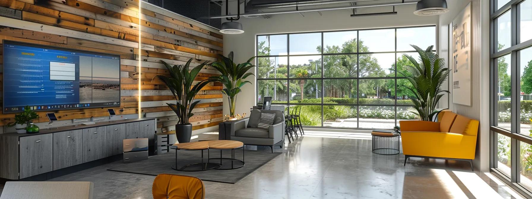 a sleek, modern office space in tampa bay, featuring a professional consulting setup with a laptop displaying pallet solutions, surrounded by dynamic visuals of tailored pallet designs, emphasizing a customer-focused approach to supply chain transformation. a sleek, modern office space in tampa bay, featuring a professional consulting setup with a laptop displaying pallet solutions, surrounded by dynamic visuals of tailored pallet designs, emphasizing a customer-focused approach to supply chain transformation.